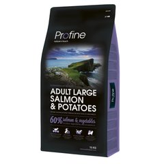 Сухий корм для дорослих собак великих порід (вагою від 25 кг) Profine Adult Large Breed Salmon 15 кг (лосось)