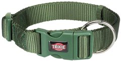 Ошейник для собак Trixie "Premium" нейлон, M–L: 35–55 см/20 мм, оливковый