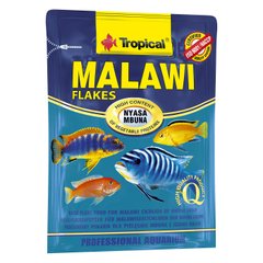 Сухий корм для акваріумних риб Tropical в пластівцях «Malawi» 12 г (для травоїдних цихлід), для аквариумних