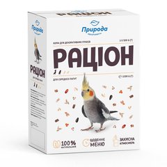 Корм Рацион для средних попугаев 1,5 кг