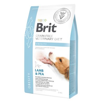 Brit GF VetDiets Dog Obesity 2 кг при избыточном весе с ягнятиной, индейкой и горохом