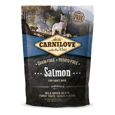 Сухой корм для взрослых собак всех пород Carnilove Salmon Adult 1,5 кг (лосось)