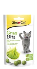 GrasBits 40гр 65шт вітамінізовані таблетки з травою для кішок
