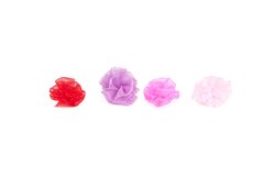Набор резиночек-цветочков для собак (50 шт), разноцветные