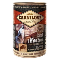 Вологий корм для собак Carnilove Lamb & Wild Boar 400 г (ягня та кабан)