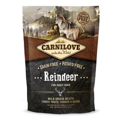 Сухий корм для дорослих собак всіх порід Carnilove Raindeer 1,5 кг (оленина та кабан)