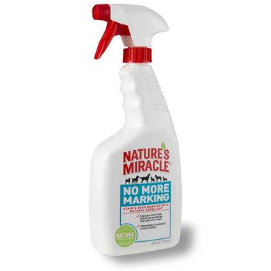 Устранитель пятен и запахов против повторных меток для собак Nature's Miracle No More Spraying, 8in1 спрей, 710 мл