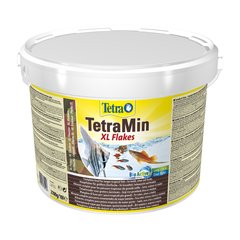Tetra MIN XL FLAKES 10 L/ 2,1кг большие хлопья, для аквариумних