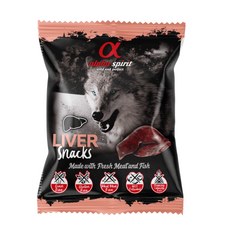 Alpha Spirit Snacks с печенью лакомства для собак всех пород и возрастов 50 г