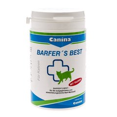 Вітамінно-мінеральний комплекс для котів Canina «Barfers Best» при натуральному годуванні, порошок 180 г (вітаміни та мінерали)