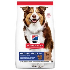 Сухий корм Hill's Science Plan Mature Adult Medium для собак, з ягням і рисом, 2,5 кг