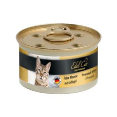Edel Cat консервированный корм для кошек Нежный мусс с птицей 85 г