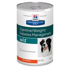 Консерва Hill's Prescription Diet Diabetes/Weight Management для контролю ваги у собак, з куркою, 370 г